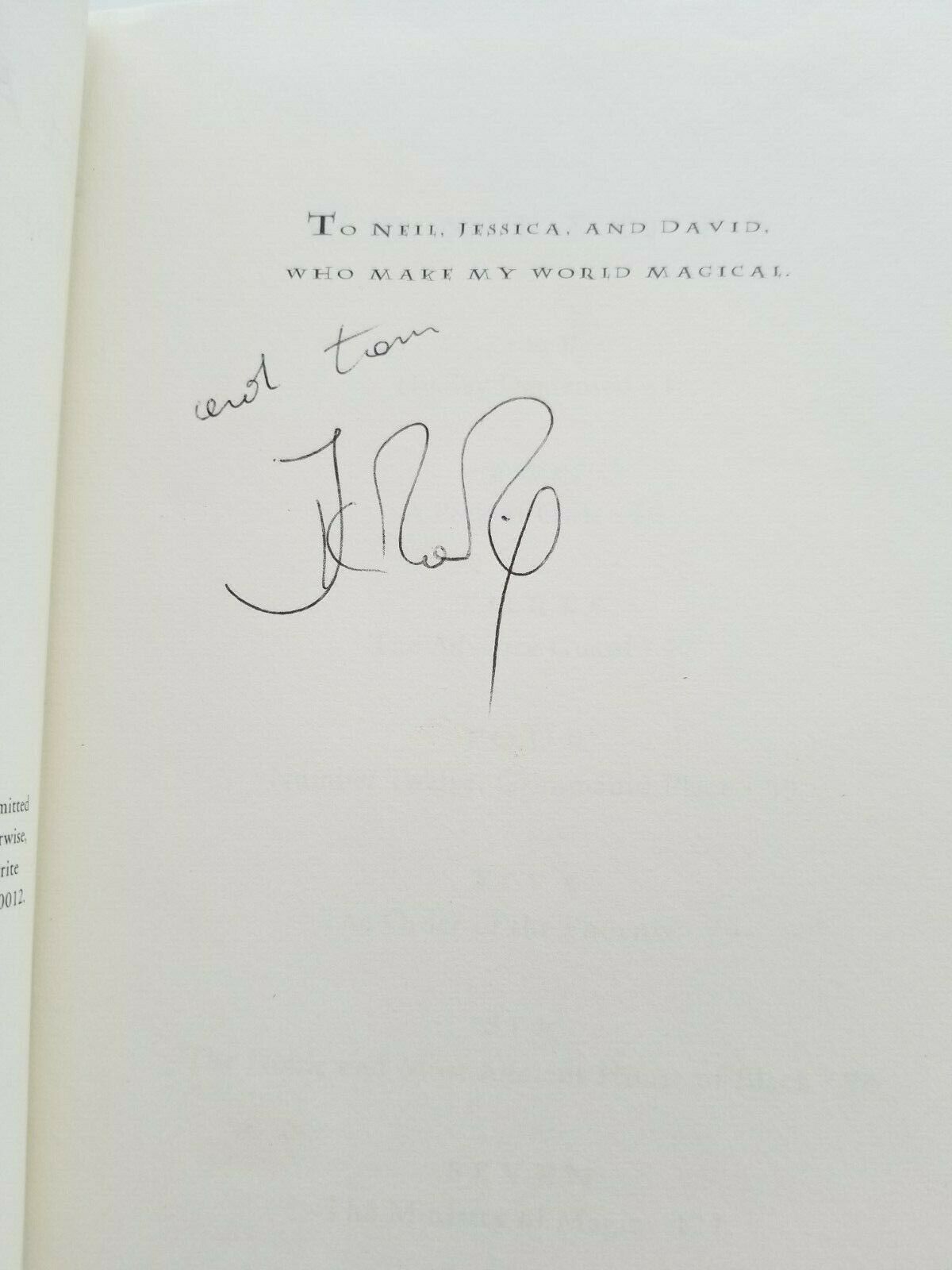 J.K. Rowling forgery signature found inside a US 1st Edition Harry Potter and the Order of the Phoenix on eBay