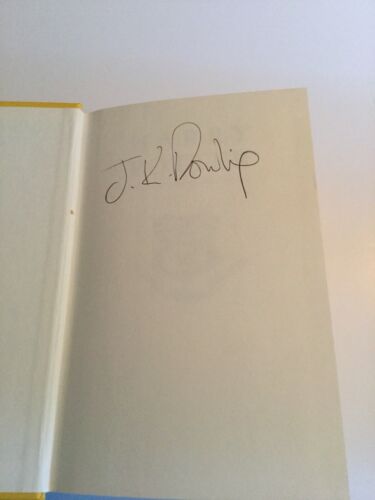 J.K. Rowling Forgery found on eBay UK inside a Harry Potter and the Order of the Phoenix.