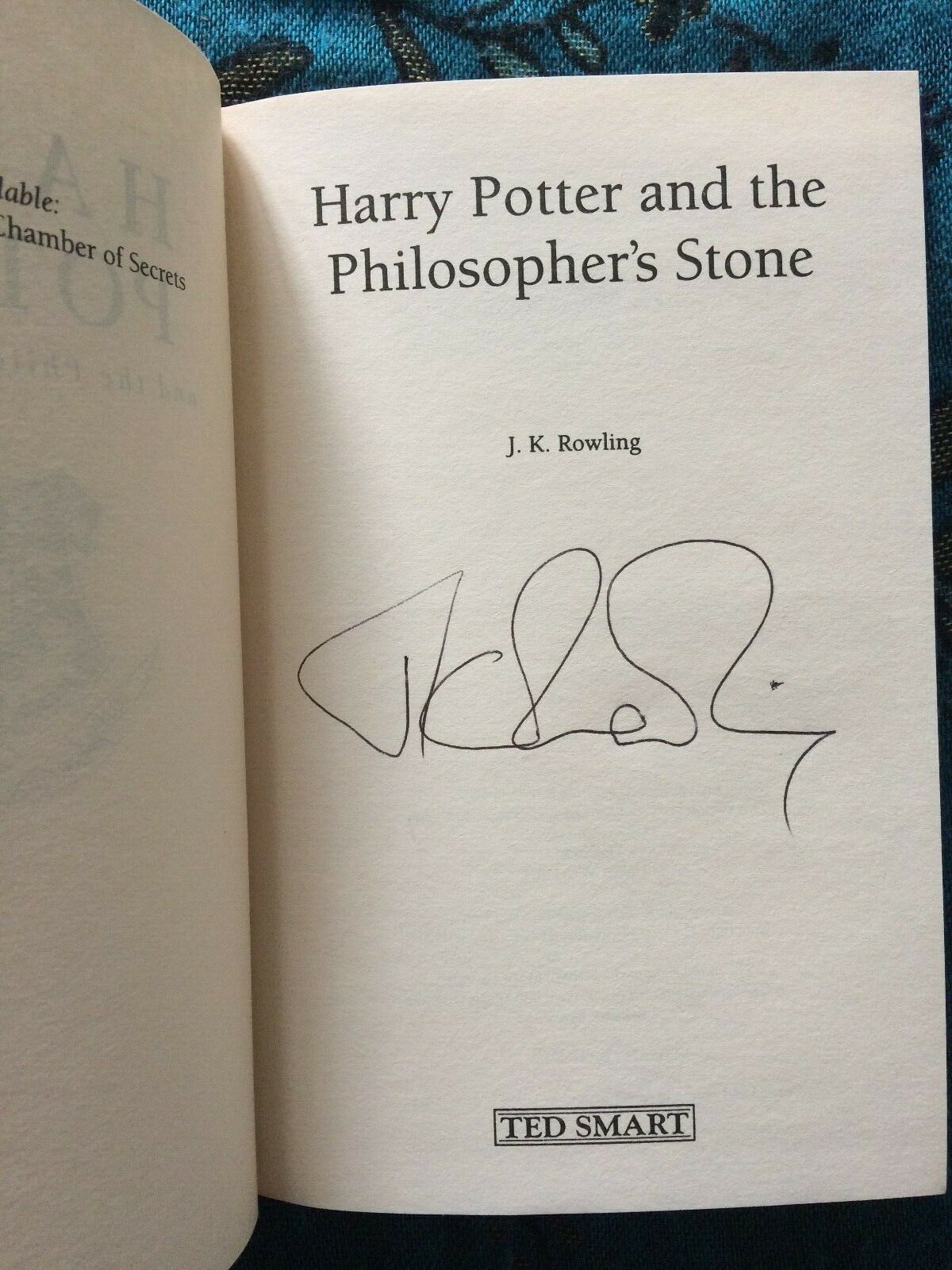 J.K. Rowling signature forgery found on ebay.